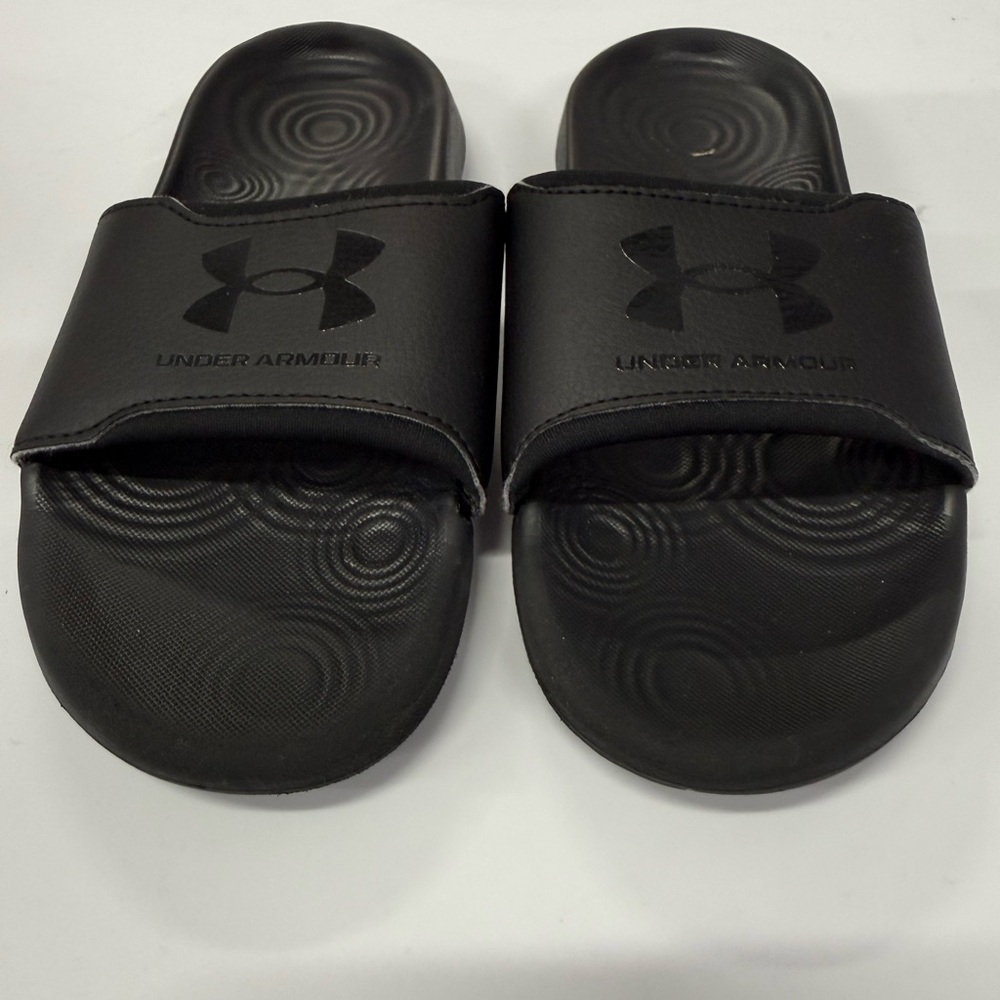 Under Armour Black Slide Sandals